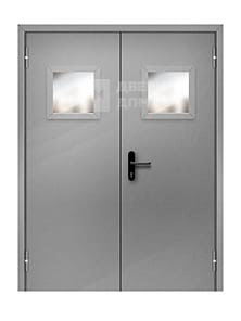 Двупольная EI-30 противопожарная дверь