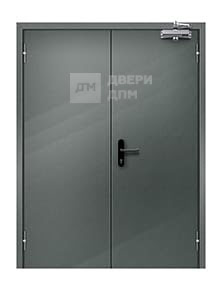 Противопожарная дверь глухая ДПМ-02 EI-30 двупольная дымогазонепроницаемая
